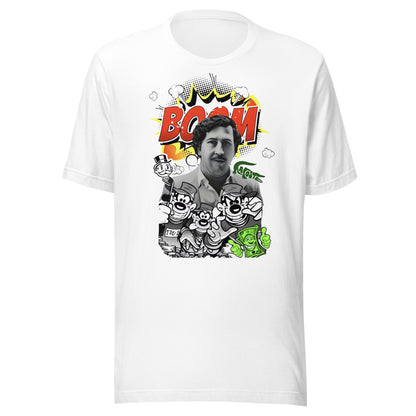 Playera de Pablo Boom,Descubre calidad excepcional y estampados duraderos. Encuentra estilo y orgullo en cada prenda. Compre en LOSMIOS!