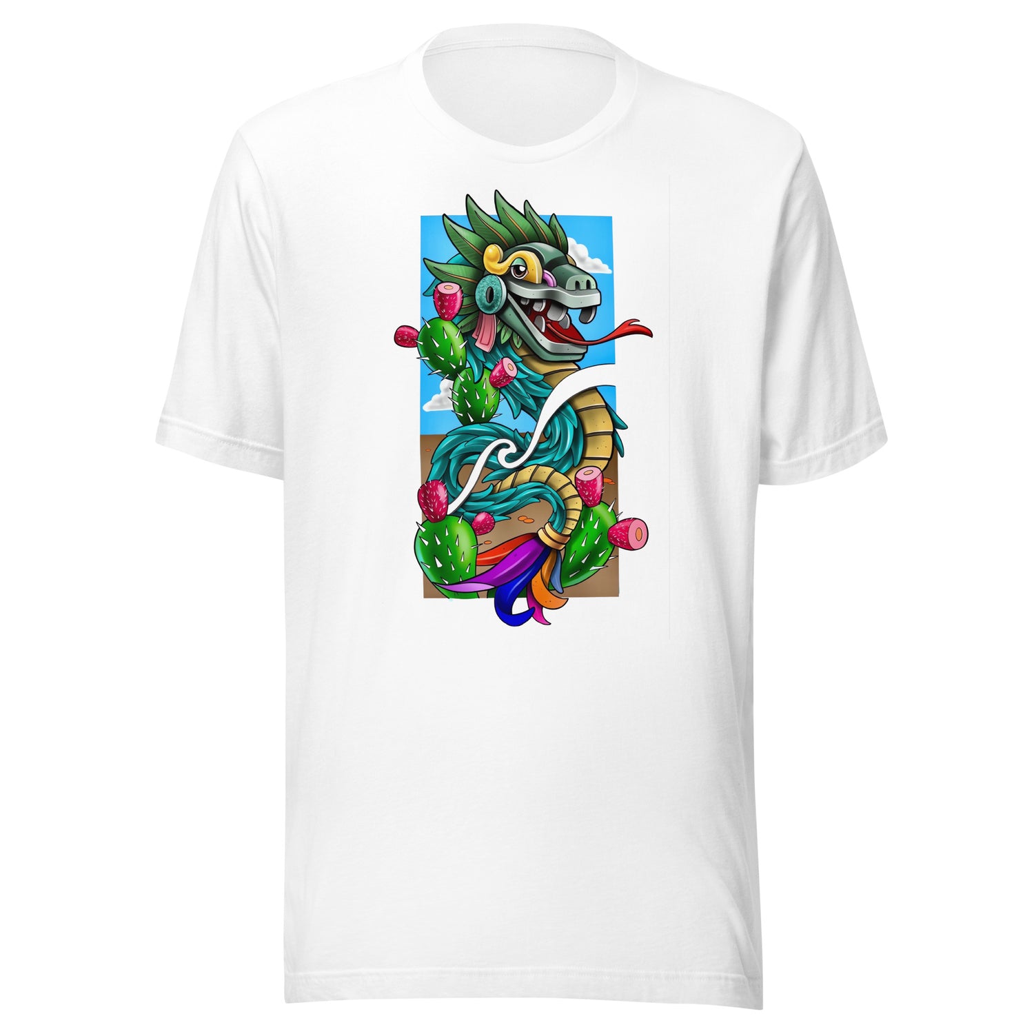 Playera de Quetzalcoatl ,Descubre calidad excepcional y estampados duraderos. Encuentra estilo y orgullo en cada prenda. Compre en LOSMIOS!\