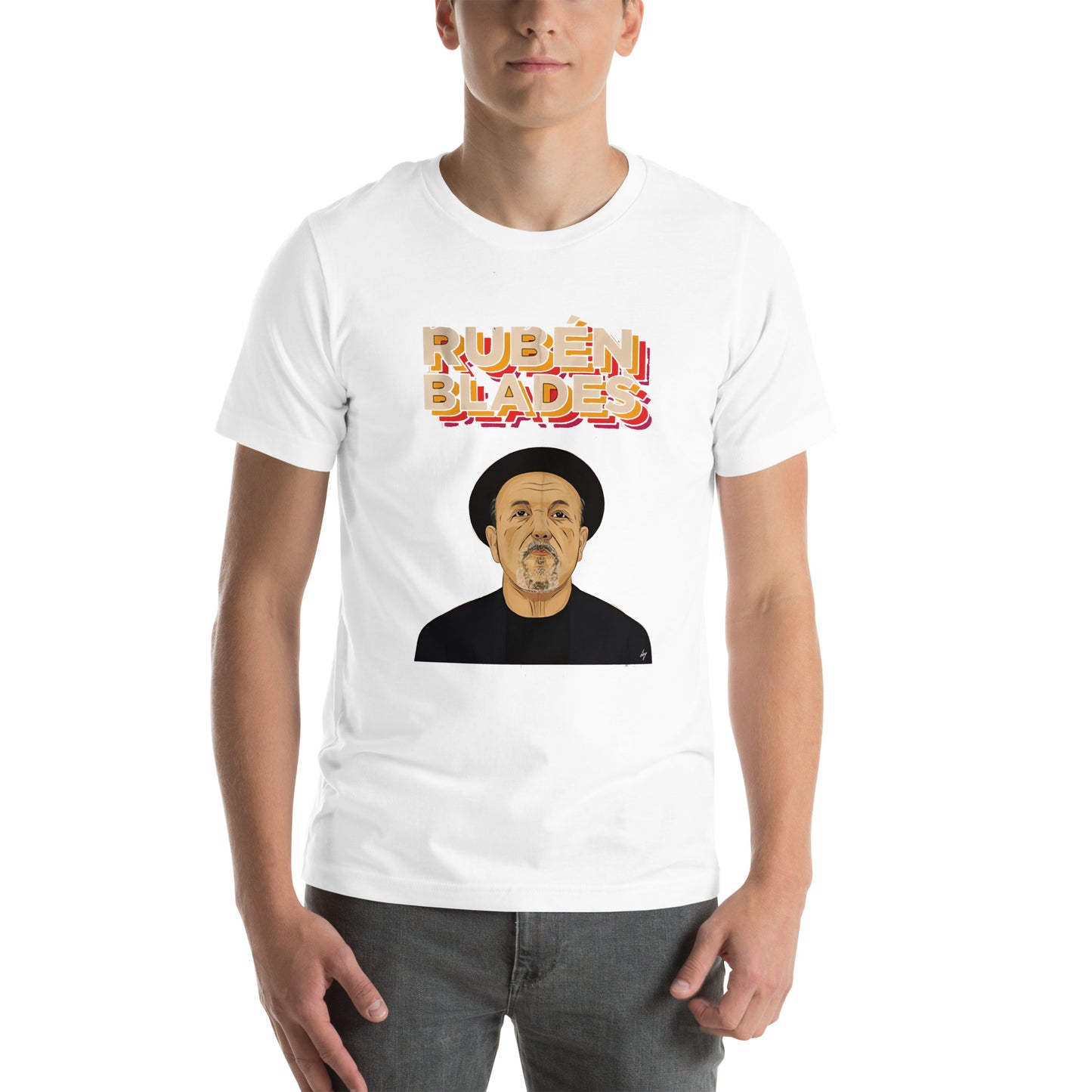 Playera de Ruben Blades, Descubre calidad excepcional y estampados duraderos. Encuentra estilo y orgullo en cada prenda. Compre en LOSMIOS!