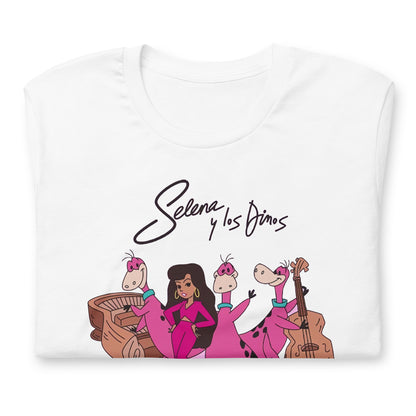 Playera de Selena y los Dinos, Descubre calidad excepcional y estampados duraderos. Encuentra estilo y orgullo en cada prenda. Compre en LOSMIOS!