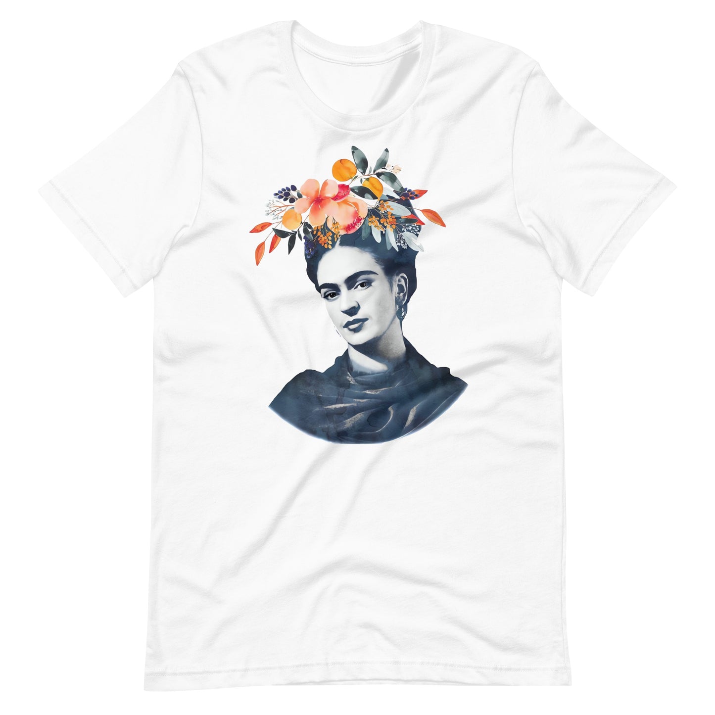 Playera de Frida Flowers ,Descubre calidad excepcional y estampados duraderos. Encuentra estilo y orgullo en cada prenda.