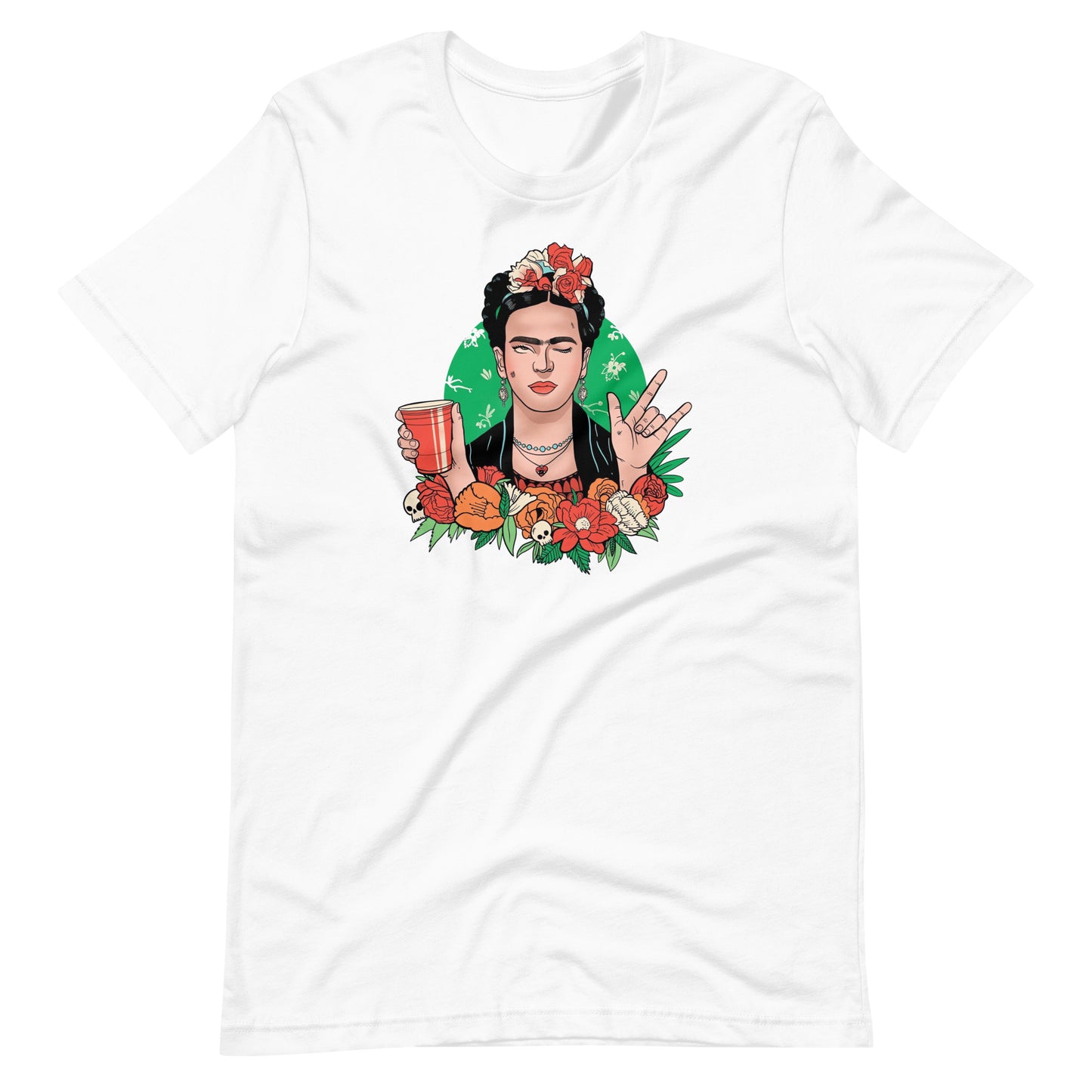 Playera de Frida Khalo Style ,Descubre calidad excepcional y estampados duraderos. Encuentra estilo y orgullo en cada prenda.