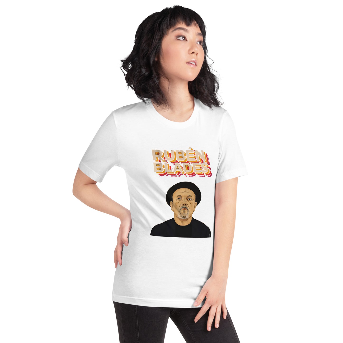 Playera de Ruben Blades, Descubre calidad excepcional y estampados duraderos. Encuentra estilo y orgullo en cada prenda. Compre en LOSMIOS!