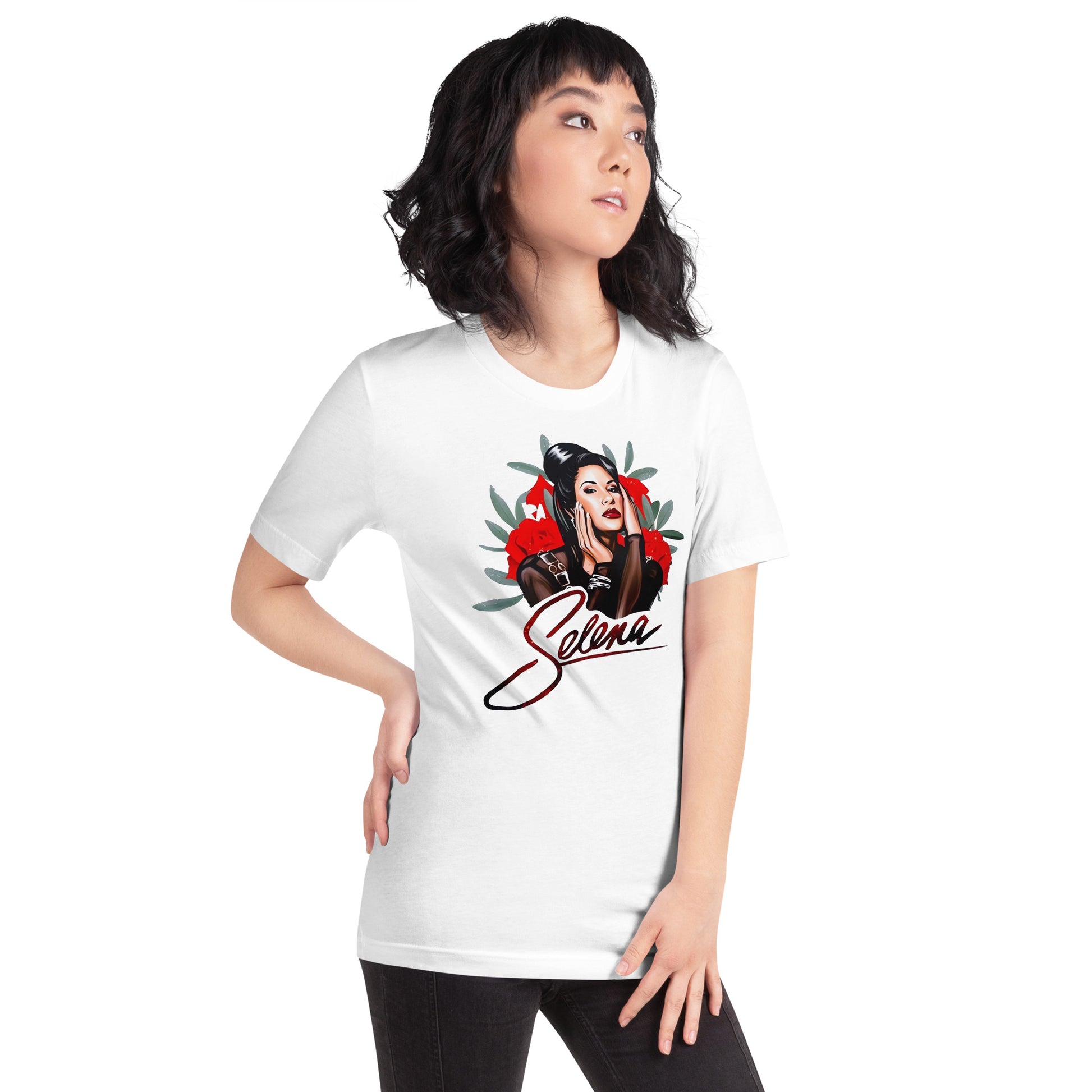 Playera de La Flor Selena, Descubre calidad excepcional y estampados duraderos. Encuentra estilo y orgullo en cada prenda. Compre en LOSMIOS!