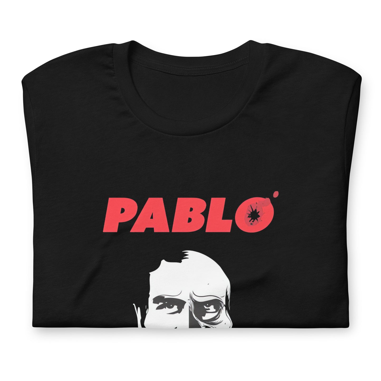 Muestra tu orgullo colombiano con la Camiseta Pablo el Patrón del Mal. Diseñada con los mejores materiales y un estampado duradero.